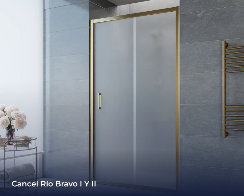Cobalto Canceles de Baño Cancel Río Bravo I y II